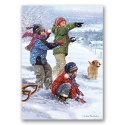 Snowball Fight Card