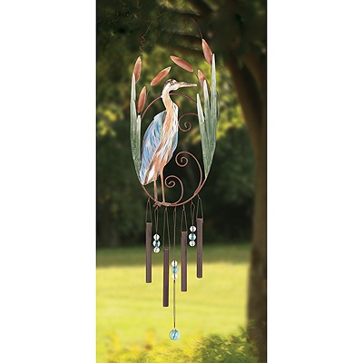 Blue Heron Wind Chime