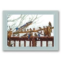 Bluebird Gathering Card