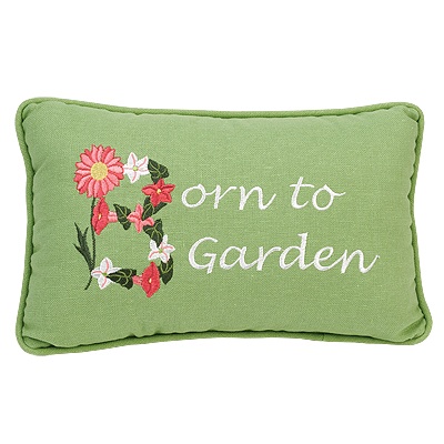 Born to Garden Pillow
