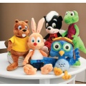 Wild Animal Baby Plush - Set of 5