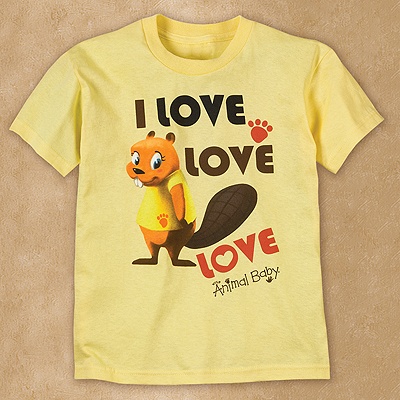 Wild Animal Baby Tee - Benita