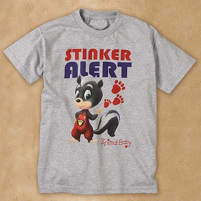 Wild Animal Baby Tee - Sammy