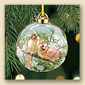 Cardinal Porcelain Ornament