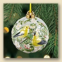 Goldfinch Porcelain Ornament