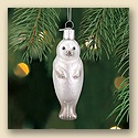 Seal Pup Glass Ornament