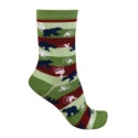 Bear Stripe Socks