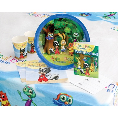 Wild Animal Baby Explorers Birthday Kit