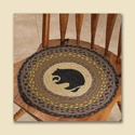 Black Bear Chair Pad