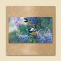 Chickadee Pair Mat