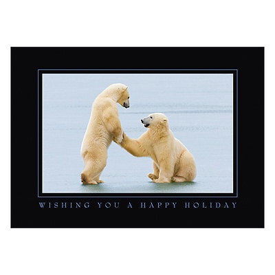 Gift-a-Tree Card Polar Bears