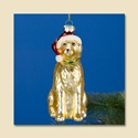 Golden Retriever Glass Ornament