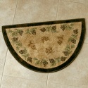 Pine Cone Kitchen Slice Rug