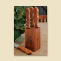 Pine Cone Steak Knife Gift Set