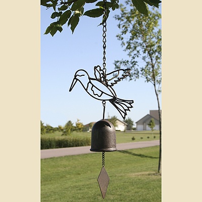 Hummingbird Metal Bell Chime