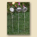 Sunflower Stake Bird Feeder