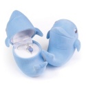 Dolphin Necklace in Velour Box