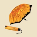 Gerbera Daisy Travel Umbrella