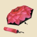 Pink Dahlia Travel Umbrella