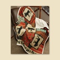 Woodland Moose Throw