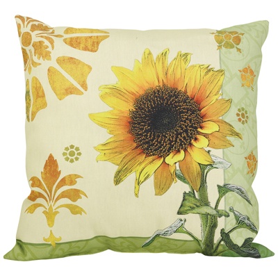Sunflower Weather Resistant Pillow