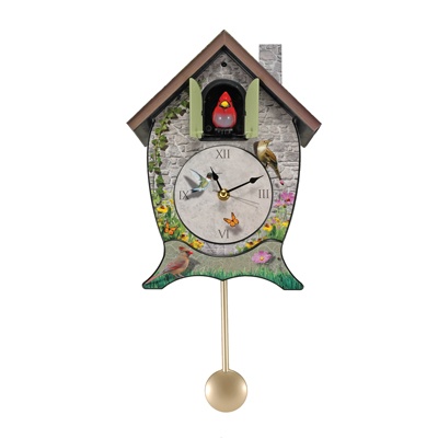 Garden Cottage Cuckoo Clock
