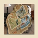 Nature's Sketchbook Tapestry Throw