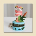 Flamingo Porcelain Box