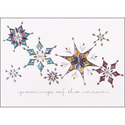 Colorful Snow Card