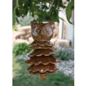 Porcelain Owl Wind Chime