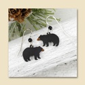 Black Bear Earrings