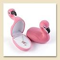 Flamingo Necklace in Velour Box
