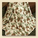 Pine Cone Fleece Throw