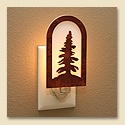 Rustic Pine Tree Night Light