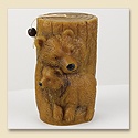 Burly Bear Pillar Candle