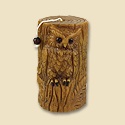 Wise Owl Pillar Candle