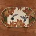 Hummingbird Oval Rug