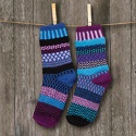 Raspberry Recycled Socks