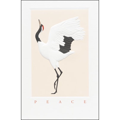 Japanese Crane Card