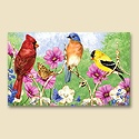 Songbirds and Flowers Indoor/Outdoor Mat