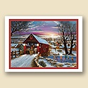Red Bridge Card