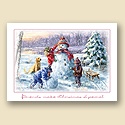 Snowman Scene Card