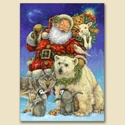 Santa and Friends Card