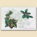Holly and Ivy Card