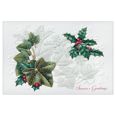 Holly and Ivy Card