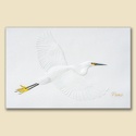 Snowy Egret Card
