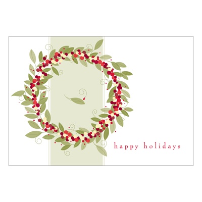 Festive Wreath Card