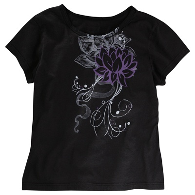 Purple Lotus Organic Tee