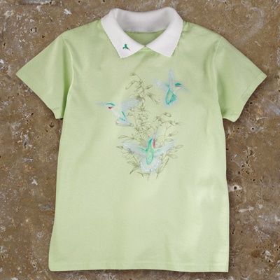 Silver Hummingbirds Tee