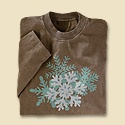 Frosted Snowflake Long Sleeve Tee